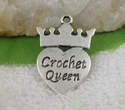 Crochet Queen Charm
