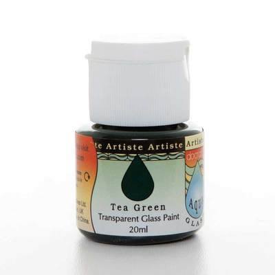 Glass Paint 20ml, Aqua Glass - Tea Green 