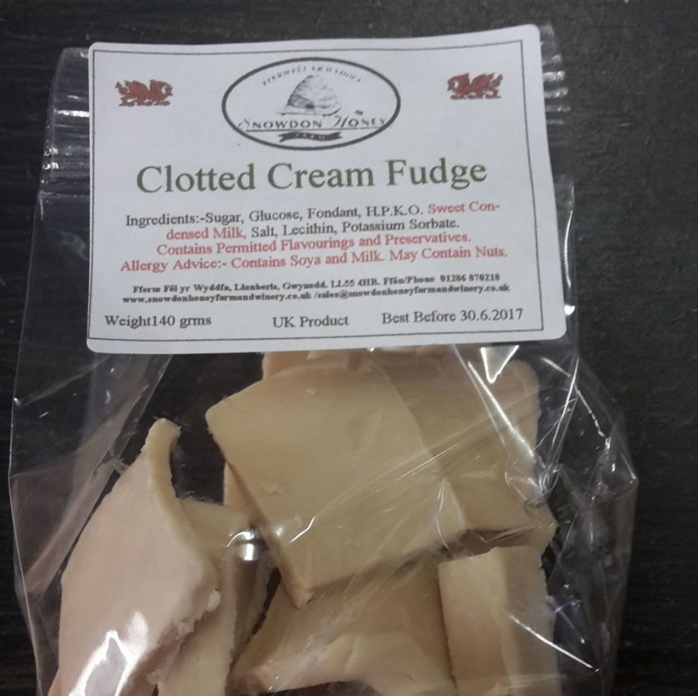 Clotted Cream Fudge Bag