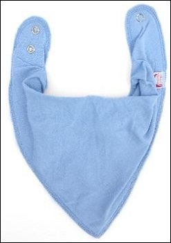 DryBib bandana bib (baby blue)