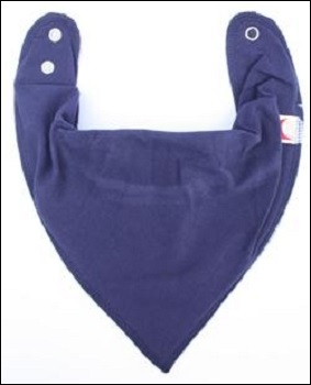 DryBib bandana bib (navy blue)