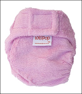 Lollipop bamboo nappy (pink)