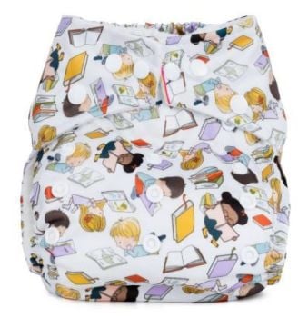 Baba and Boo One Size Pocket Nappy (Bookworm)