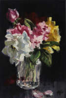 Mary Gundry First Roses 28 x 18cm