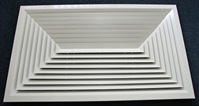 Double Tile 4-Way Blow Ceiling Diffuser