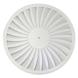Circular ceiling diffusers