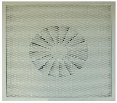 CVPFSD-F-315 - Perforated Face Swirl Diffuser - FIXED (No Frame) MADE TO ORDER 5 WORKING DAYS 