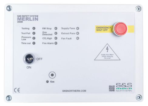 Merlin 2000X Gas Interlock Panel - (including Current Monitor and Transmitter)