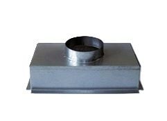 CVRMGBTE-350 Rectangle Grille Box Top Entry Dimension A 350mm