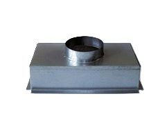 CVRMGBTE-750 Rectangle Grille Box Top Entry Dimension A 750mm