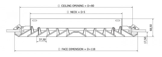 Bevel Edge 4 Way Sizes D