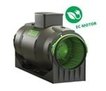 Lineo Quiet In-Line Mixed Flow Fan 125mm CVLQMF125ESQ 0-10v Signal Adjustable Speed