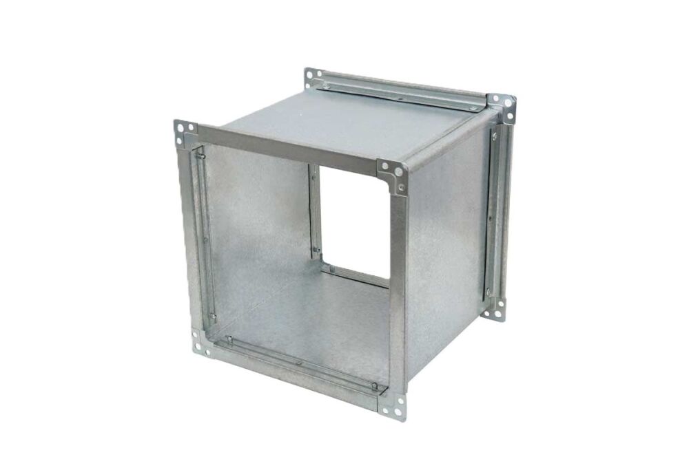 Square Fabricated Duct 400mm x 400mm 1M Lengths