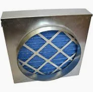 Inline 315Ø Paper Pleated Panel Filter Box