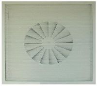 Perforated Face Swirl Diffuser Hinged