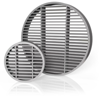Circular Intumescent Block 398mm Diameter