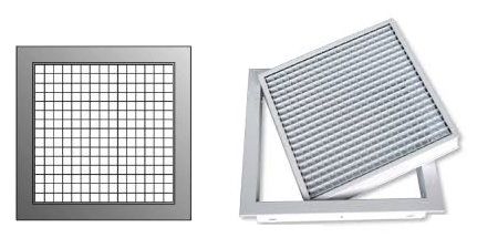 GRILLES AND AIR VENTS Outlet and diffuser for channelled system By