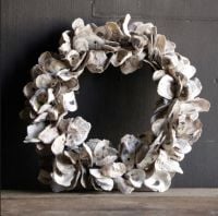 SOLD Oyster shell wreath