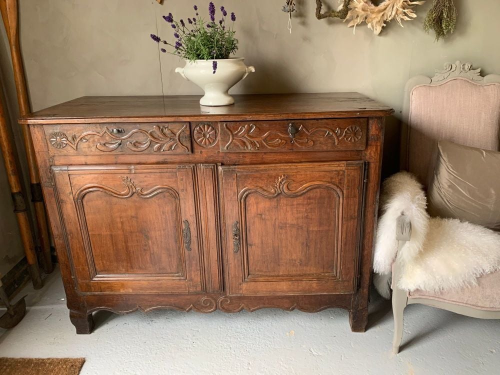 Louis XV 18th Century French fruitwood buffet/dresser