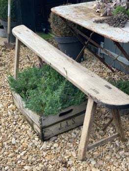 SOLD Rustic french farmhouse bench