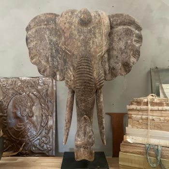Elephant carving
