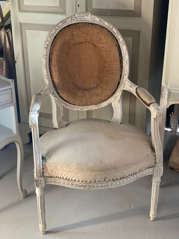 Deconstructed french chair