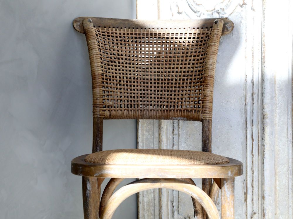 French style rattan chair
