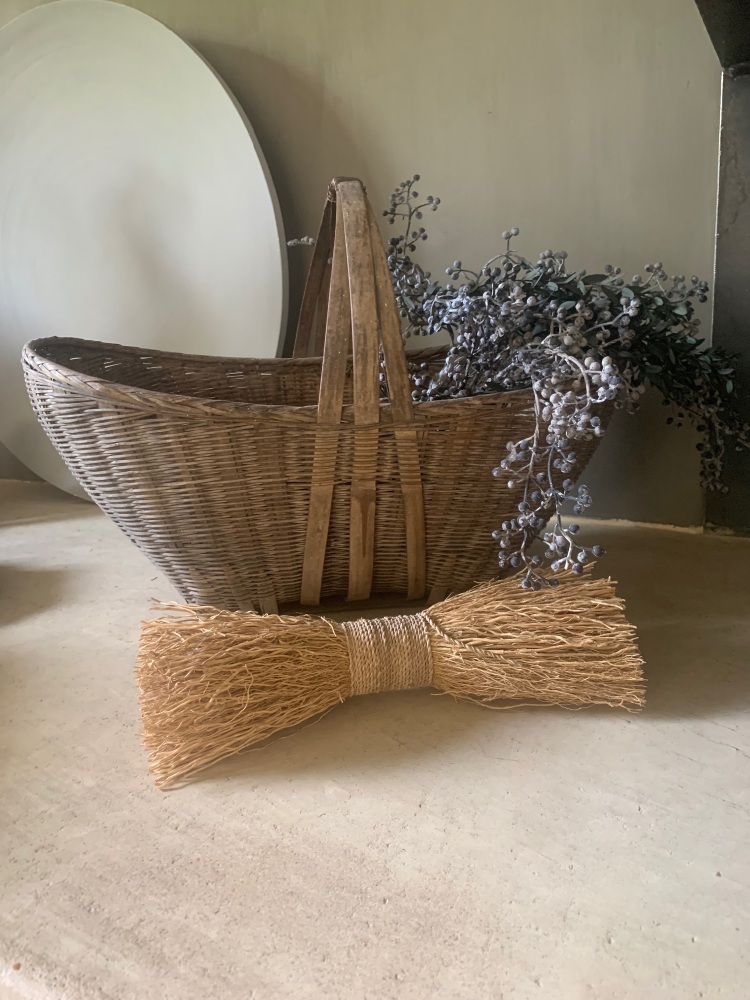 SOLD Antique woven basket