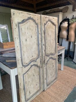 SOLD Pair of french armoire doors