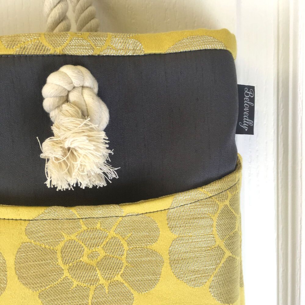 Flowery Beach Bag