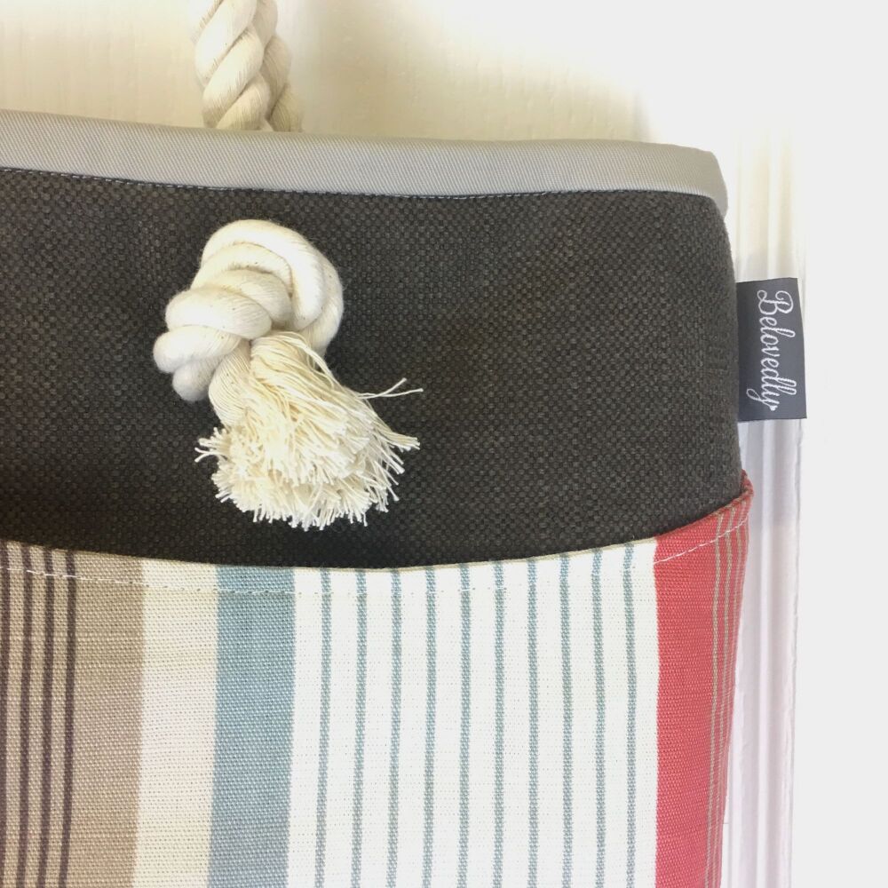 Striped Beach Bag