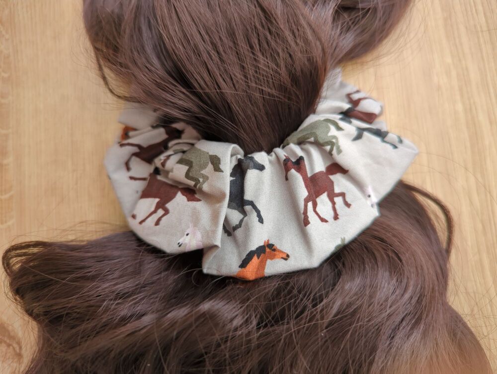 Large Horse Scrunchie