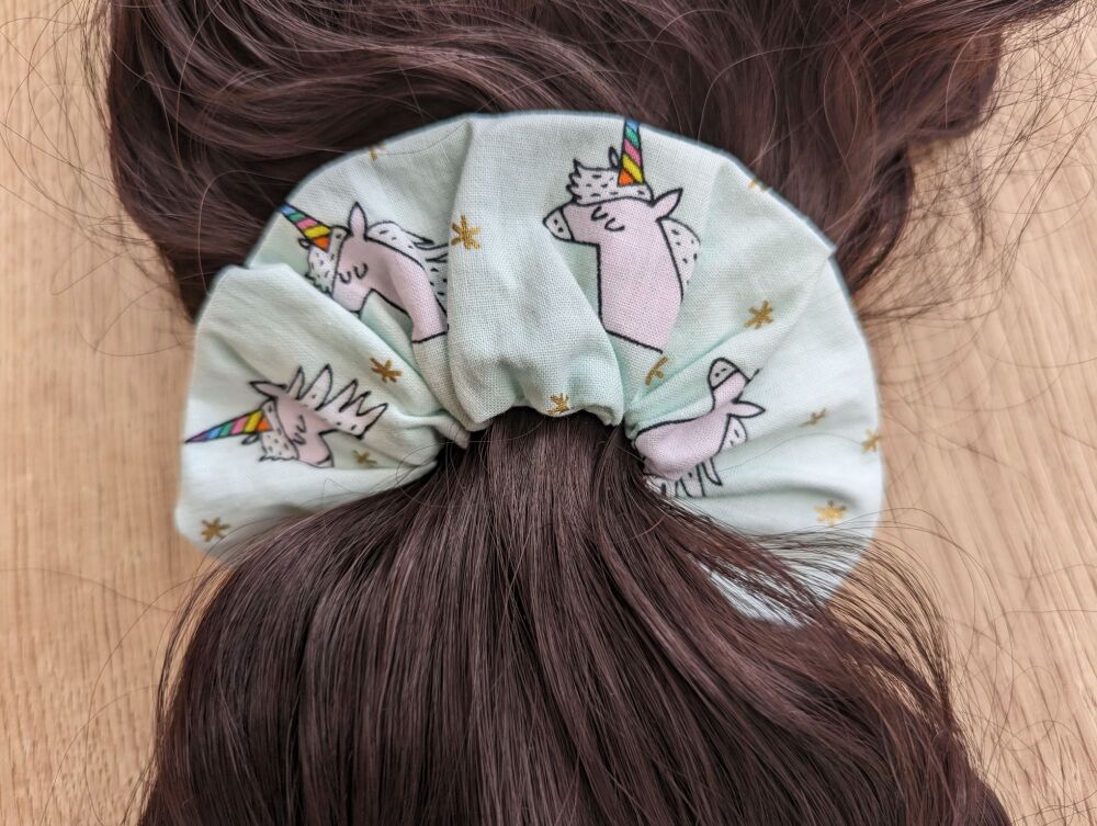 Large Unicorn Scrunchie