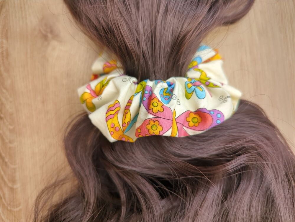 Small Butterflies Scrunchie