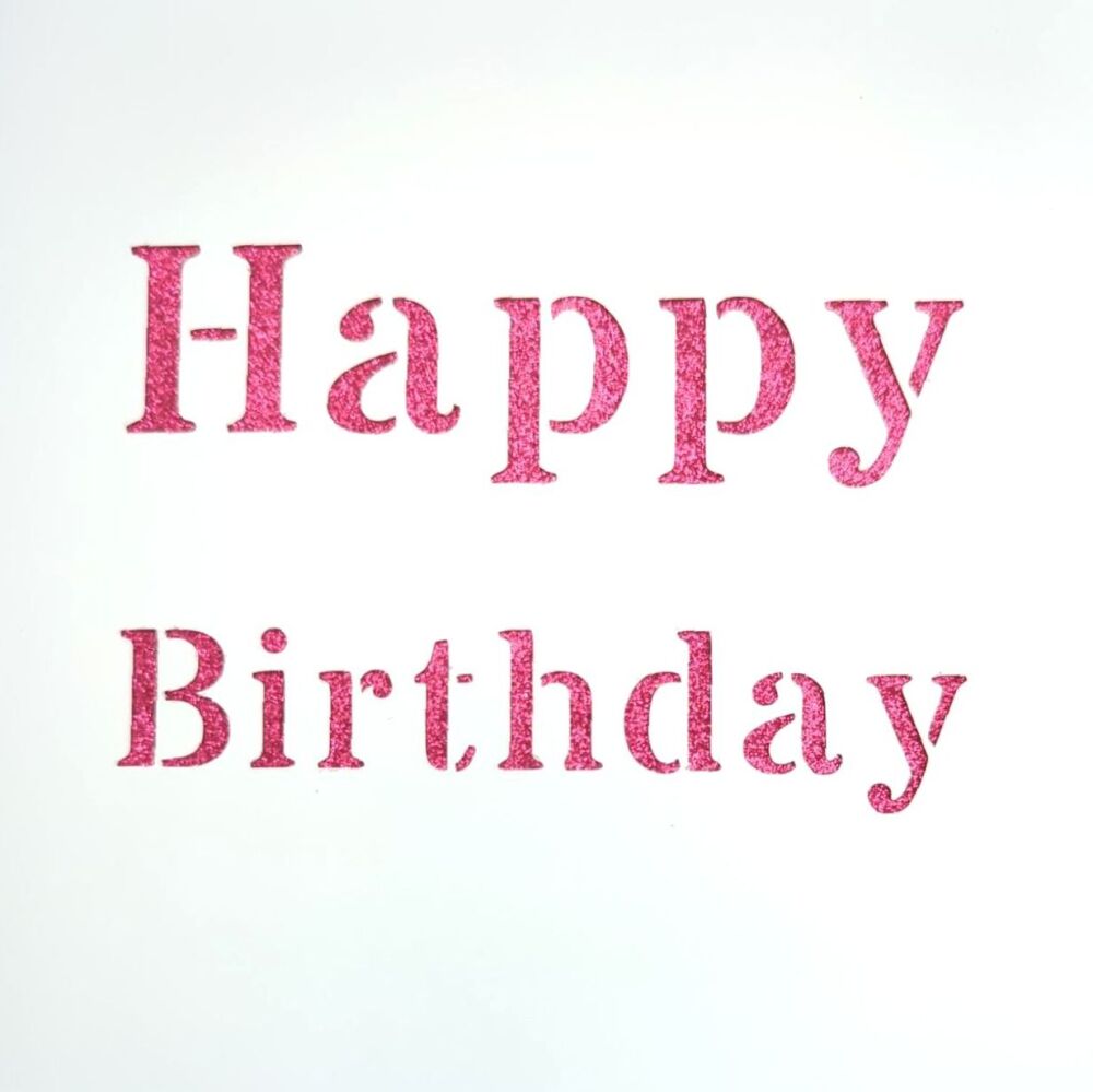 Cerise Birthday Card