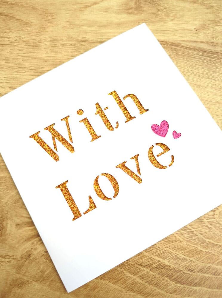 With Love Greetings Card