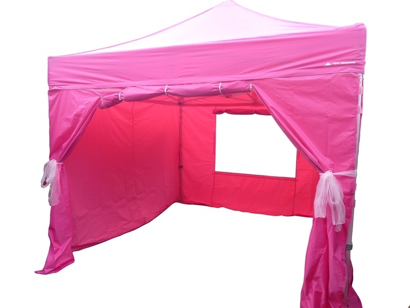 pink gazebo for hire