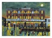 "Moonlight, Music and You" - A signed limited edition print showing moonlight over Wigan Casino. Three sizes available.