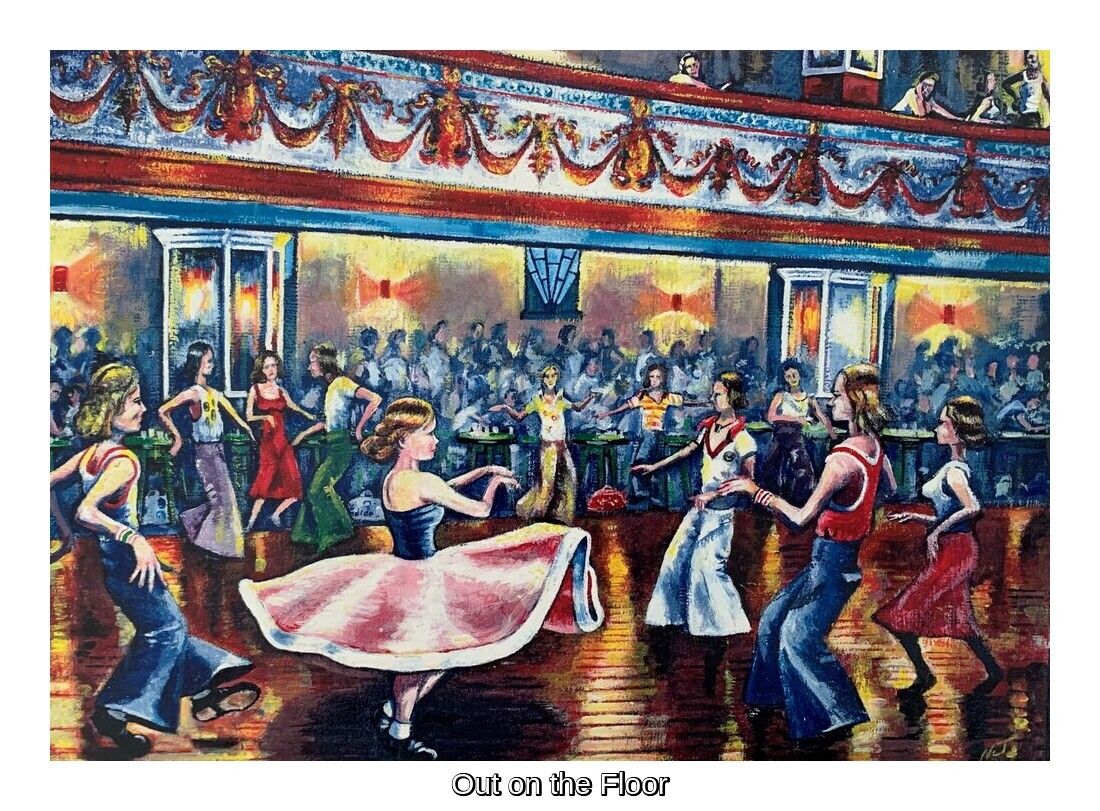 "Out on the Floor" - A signed Limited Edition Print. Two different sizes available.