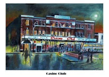 "Casino Club" - A signed limited edition print. Two different size prints available.