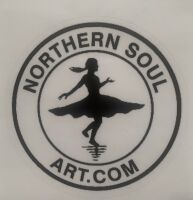 Northern Soul Art Dancing Girl Logo Waterproof Vinyl Sticker
