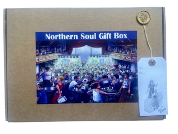 A Northern Soul Gift Box, containing 24 items worth over £150.