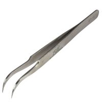 <!-- 0025 -->Curved Tip VETUS ST-15 Stainless Steel Lash Tweezers