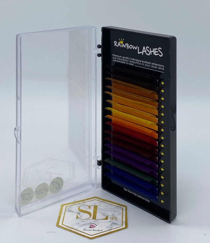 Lash trays eyelash extensions range from Secret Lashes UK