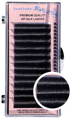 C curl eyelash extensions 0.25mm