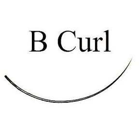 B Curl Black Eyelash Extensions - Bag 1g