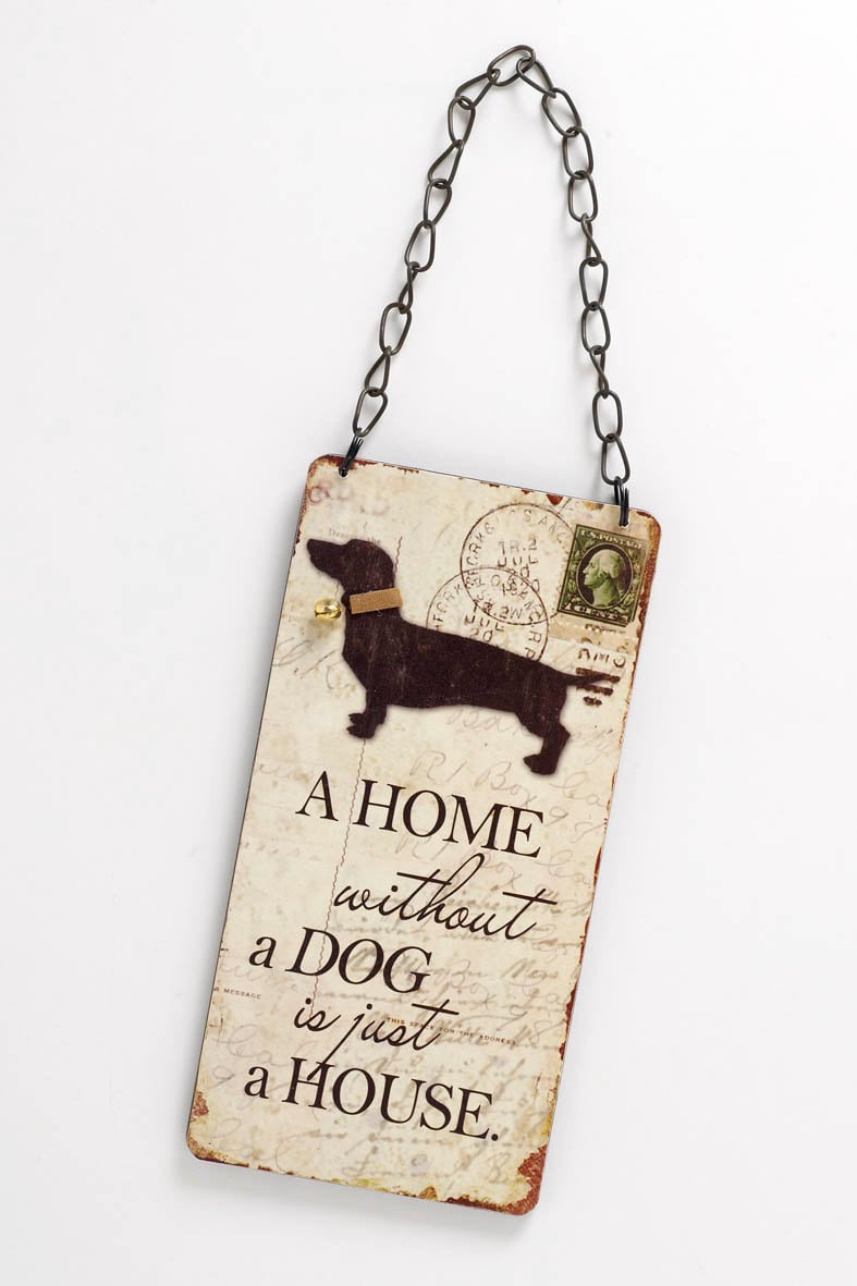A Home Without Dog Is Just House Wall Plaque A Home Without Dog Is Just House Wall Plaque