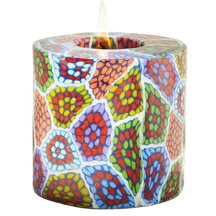 Swazi Pillar Candle - Mozaic