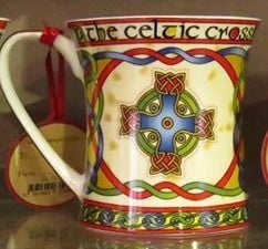 Welsh celtic cross mug