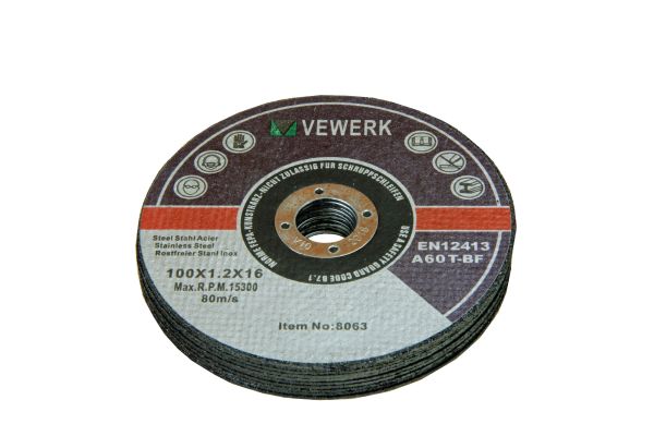 VEWERK CUTTING DISC 100 X 1.2 X 16MM METAL CUTTING DISCS 50PC BOX